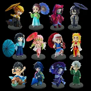 New Anime Figure Demon Slayer Figures Kimetsu No Yaiba Doll Plum Rain Series Figurine Warrior Figure Model Toys