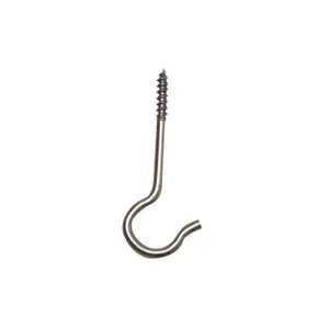 Panacea Products  2.6 x 0.7 in. Ceiling Plant Hook, Antique Brass - Pack of 5