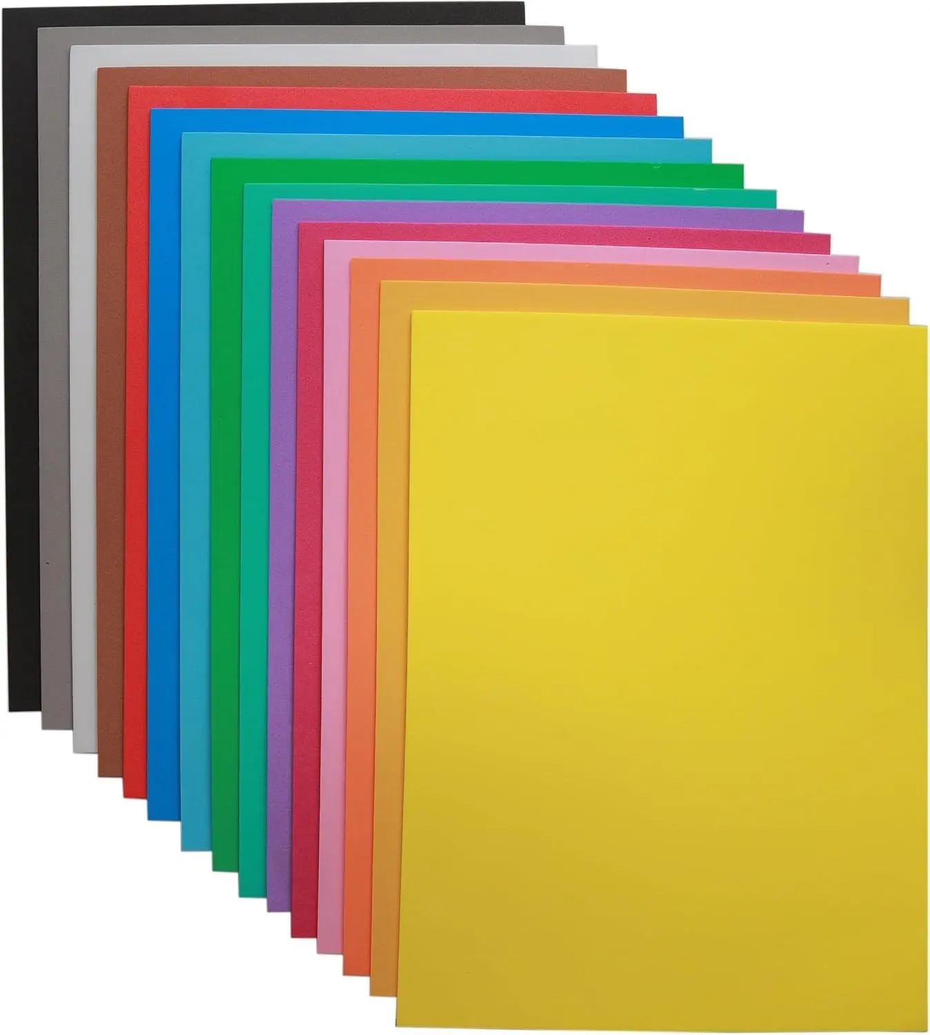 EVA Foam Sheets for Crafts, 15 Assorted Colors, 9 x 12 Inch, 2mm Thickness, 15 Pack – Perfect for DIY Arts and Crafts, Foam Paper for Cosplay and Costumes