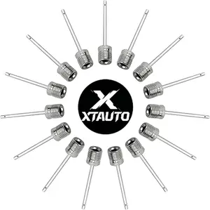 XTAUTO 50pcs Ball Pump Inflation Needle - Stainless Steel Air Pump Needles - Ideal for Blowing Up Football, Basketball, Volleyball, and All Other Sports Balls