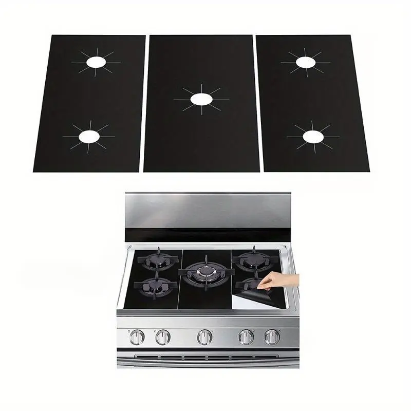 5-hole gas range pad Gas range pad Teflon gas range protective cover cleaning pad anti-fouling pad Durable