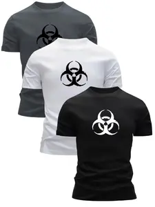 Men's Quick-Dry Sports T-Shirt Set, Moisture-Wicking Gym Shirt, Breathable Fabric, Lightweight Casual Wear for Running, Training, Outdoor Activities