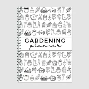 Gardening Planner Notebook, Easy Page Turning and Writing, Clean and Healing Style, Record Plant Growth Diary, Plan Garden Layout