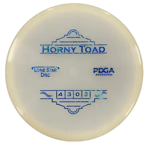 Lone Star Disc Bravo Glow Horny Toad
