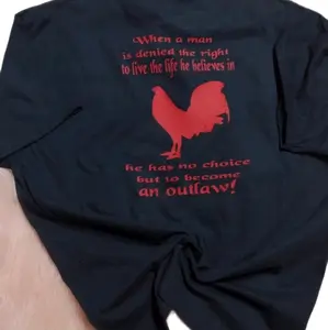 Outlaw Gamefowl Men's T-Shirt - Top Quality - Menswear