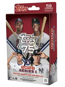 2026 Topps Series 1 Baseball (Pick Your Team Live Break) 5x Hangers 1x Blaster 1x 2025 Stadium Blaster 59 Cards per Box Looking For Autographs, Relics and SSP's