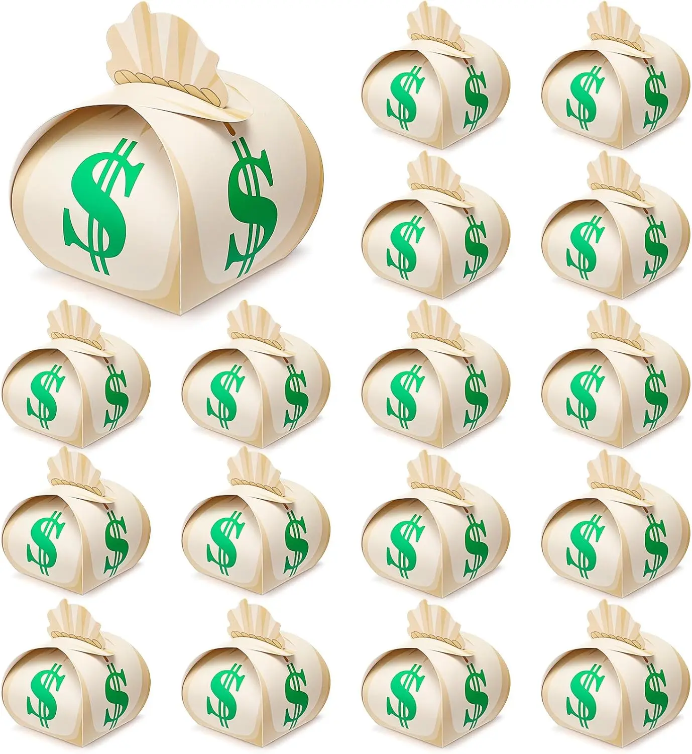 30 count  Party Favor Boxes Candy Box Dollar Bags  Themed Bag for Tables Centerpieces Party Decorations  Birthday Favors Supplies for Halloween Christmas