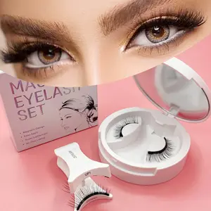 Upgraded Quantum Magnetic Eyelashes, Slim, Thick, Enlarged, Comfortable, Reusable, Eye Tail Extension, Self Trimming Makeup Cosmetic Curler