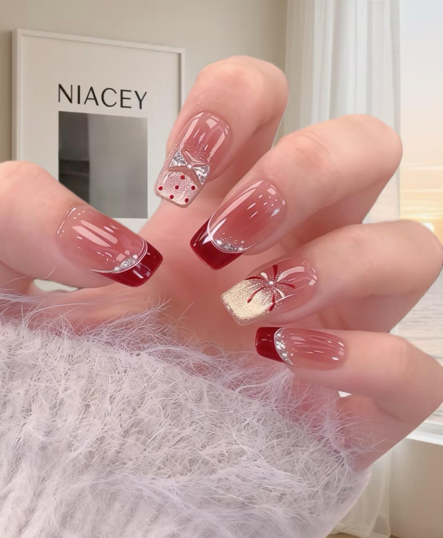 Cutics $2 Nail Set with Elegant Gold Accents Free Shipping on Orders Over $40 Manicure Style Note Included