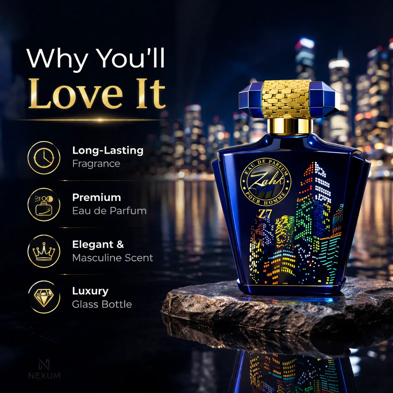 ZAKAT Z7 Eau de Parfum for Men – Long Lasting Luxury Fragrance