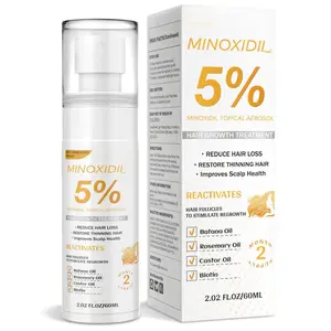 Minoxidil for Men and Women, Hair Growth Biotin Serum with Batana and Rosemary for Hair Beard Regrowth Treatments Extra Strength Hair Loss Solution, Clinically Proven to Regrow Thicker