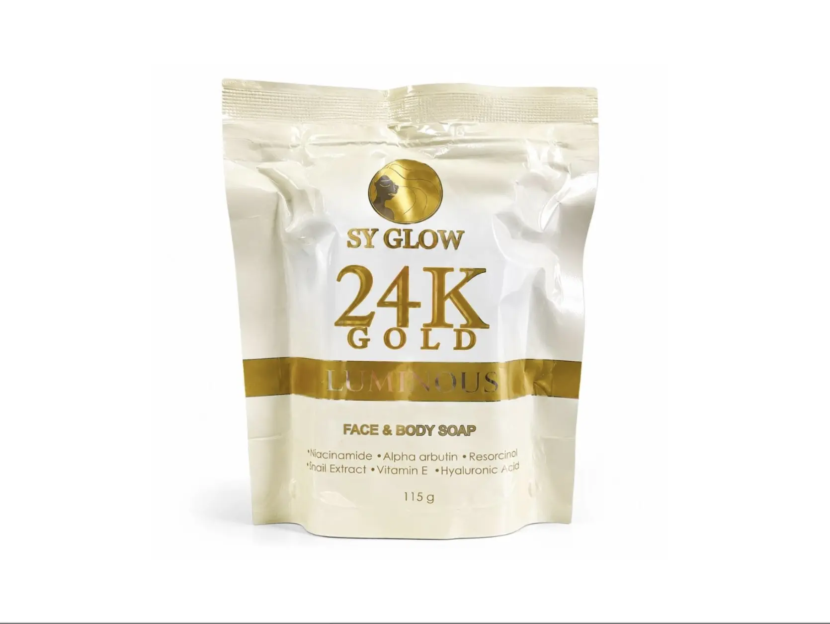 SY GLOW 24K GOLD Face and Body Soap 115g