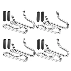 PETAXCELL Dog Collar Extra Links, Prong Collar for Pets Stainless Steel Pinch Dog Training Collar Round Head 3.8mm, (Silver, 4sets)/ Intended for Small / Medium / Large Dogs Training