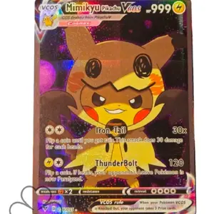 Mimikyu Pikachu Cosplay Fan Art Card Custom card