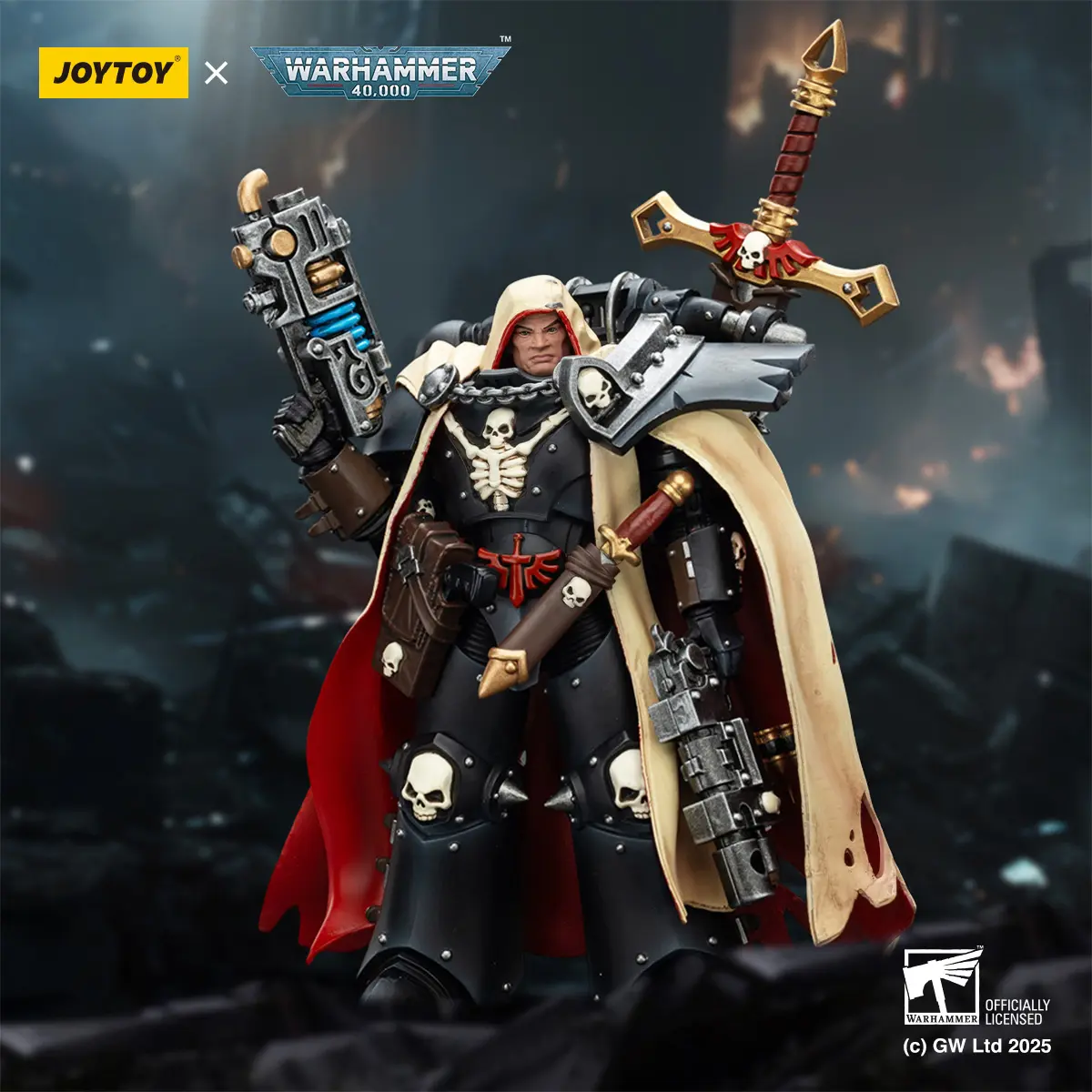 JOYTOY Warhammer 40k 1/18 Action Figures Chaos Space Marines Cypher, Lord of the Fallen