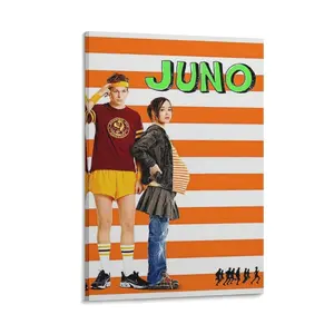 Junos Movie Poster Canvas Wall Art. HD Modern Decorative Painting for Teens. Room Aesthetics for Bedroom, Living Room, Dorm. Poster Canvas Wall Art For Bedroom Decor Bar Office Room Decor Gift