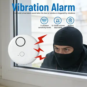 Wireless Door Sensor Alarm, 110db Sound Alert, Adjustable Sensitivity, Easy Installation, Home Security, Car Travel Hotel Outdoor Use