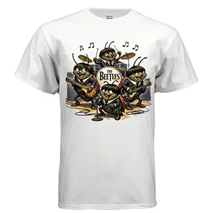 The Beetles Short Sleeve tshirt  Classic Menswear Top Tee T-Shirt Shortsleeve Streetwear Crewneck womans wear