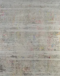 HomeRoots 569475 8 x 10 ft. Beige Abstract Hand Knotted Rectangle Area Rug