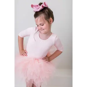 Ballet Pink 3/4 Tutu Leotard