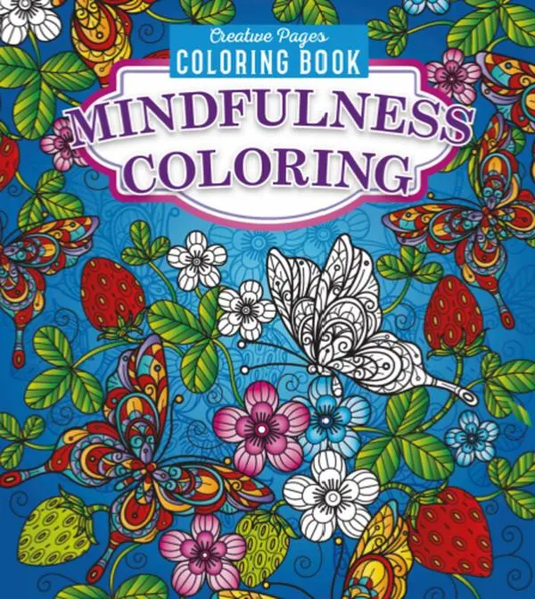 Children's Literature & Art Softcover Coloring Book - 128 Pages, Hand-Drawn Flower Illustrations, Mindfulness Support, Stress Relief, Ideal for Girls, Beginners, Great Gift Option, Coloring Books, Experienced Colorists