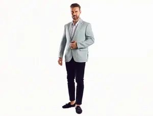 Mojito Reserve Men's Micro Chevron Print Sports Jacket