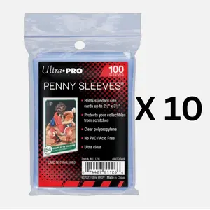 1000 Count Ultra PRO 2.5" x 3.5" Penny Sleeves Standard