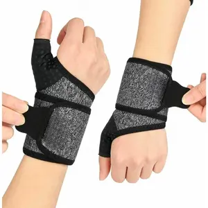 1 Pair Wrist Braces – Breathable Adjustable Support for Carpal Tunnel & Tendonitis, Ideal for Weightlifting & Fitness, Unisex One Size