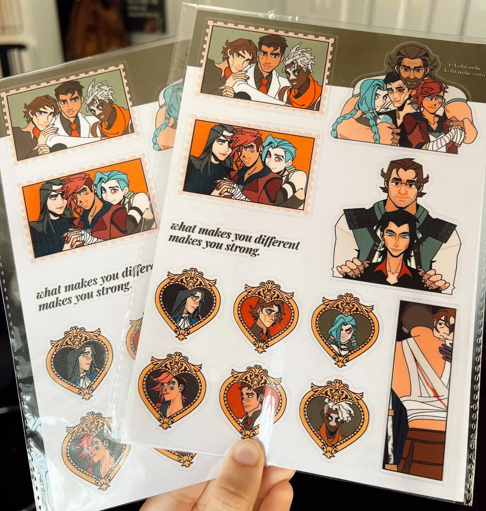ARCANE CREWS CLEAR PLANNER STICKERS