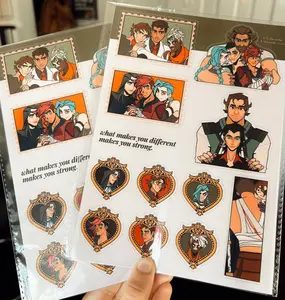ARCANE CREWS CLEAR PLANNER STICKERS
