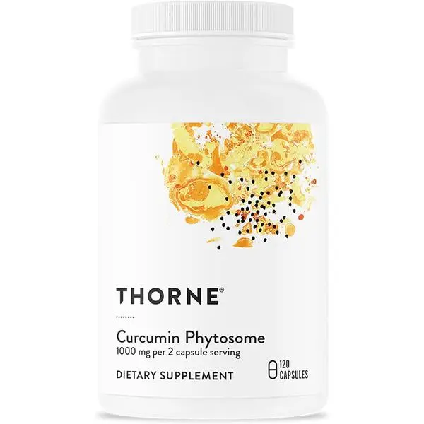 THORNE - Curcumin Phytosome 1000 mg (Meriva) - Clinically Studied, High Absorption - Supports Healthy Inflammatory Response in Joints, Muscles, GI Tract, Liver, Brain & Nerves* - 60 Servings