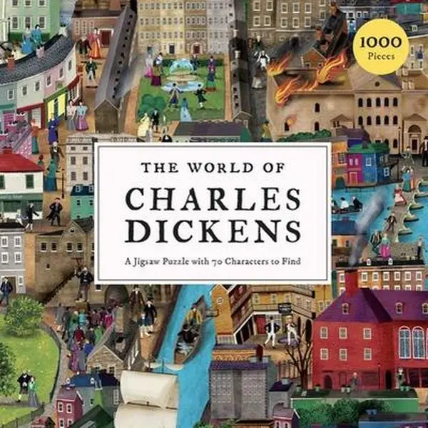 The World of Charles Dickens 1000-Piece Jigsaw Puzzle - Find 70 Historical Characters, by John Mullan (Lifestyle & Hobbies Game)
