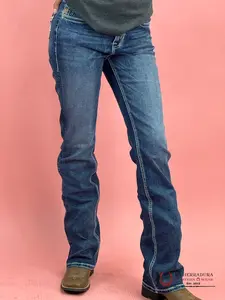 ROCK&ROLL X HOOEY MEDIUM VINTAGE AZTEC DETAIL BOOTCUT HW4HD03132