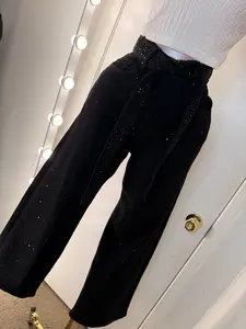 Nightfall Rhinestone Jeans with Belt