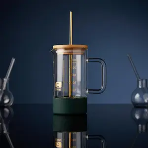 Double-Wall Glass Beaker Tumbler