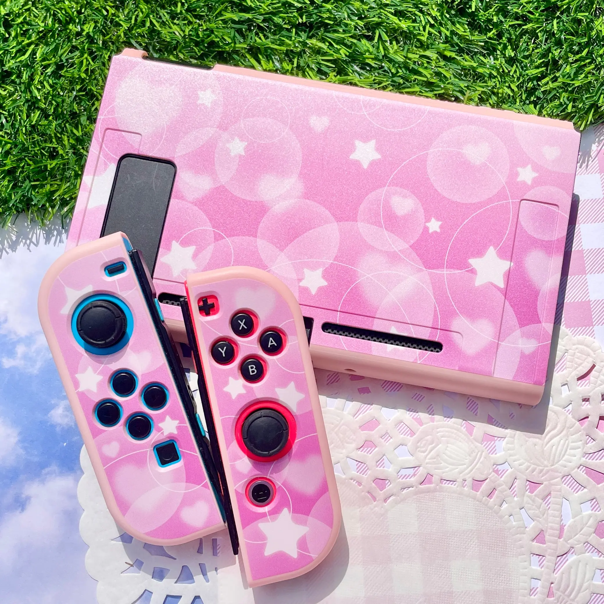Pink Bubble Soft TPU Switch Case