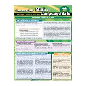 QuickStudy: Common Core Math and Language Arts (4th grade)