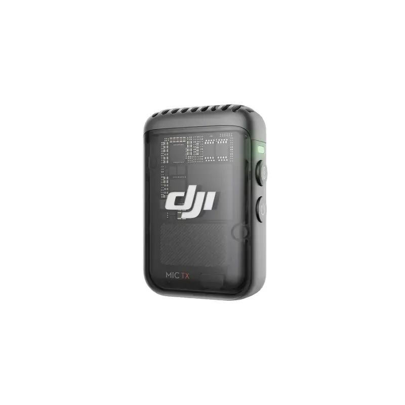 [99% New]DJI Mic 2 Transmitter, Wireless Microphone with Intelligent Noise Cancelling, 14-Hour Internal Recording, 6-Hour Battery, Magnetic Attachment, Bluetooth Microphone, YouTube, Vlogs