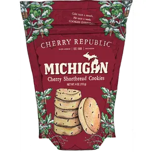 Michigan Cherry Shortbread Cookies