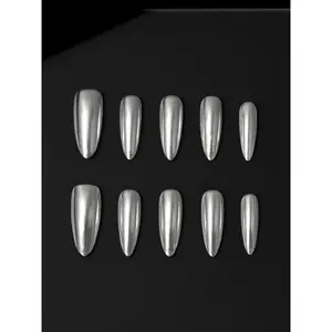 Aura Nails Moonblade Long Almond Press-On Nails - 10 Pc Set