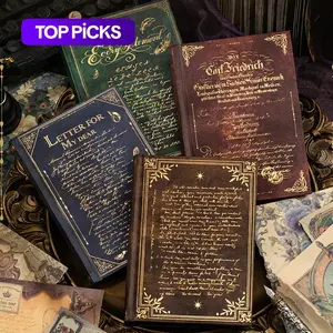 Vintage Style Material Paper Book, 192pcs/set Scrapbook & Journal Making Paper, DIY Decorative Craft Paper for Scrapbooking & Journal Making