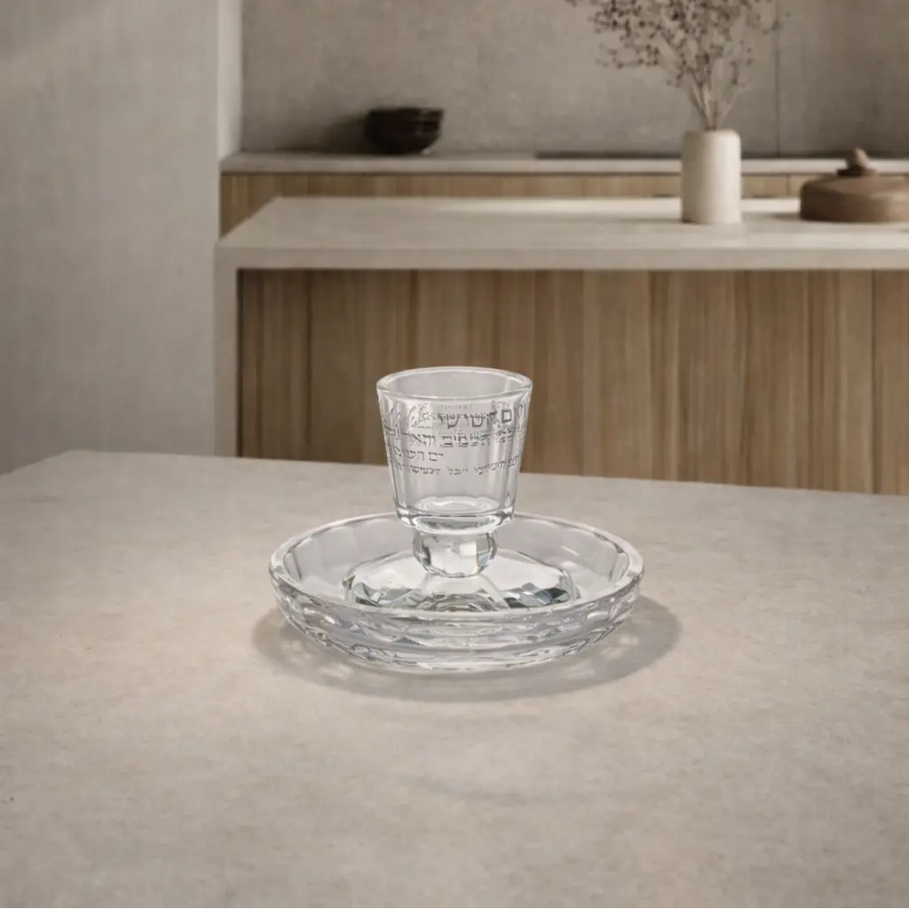 Crystal Kiddush Cup