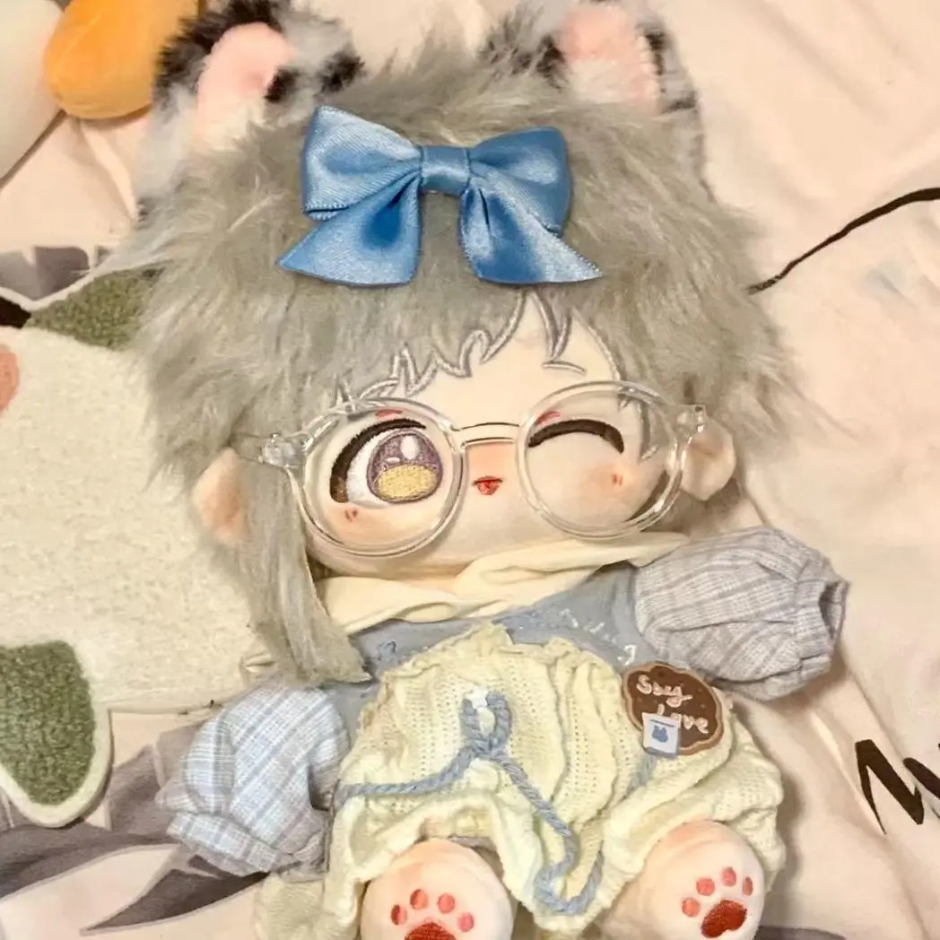 20cm Anime Cute Bungo Stray Dogs Nakajima Atsushi Cosplay Plush Doll Body Dress Up Stuffed Toys Cute Dolls Figures Xmas Gift
