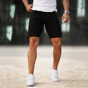 GINGTTO Men's Denim Shorts Slim Fit Stretch Short Jeans Jorts Men Essentials New Shorts