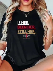 100% Cotton A'ja Wilson - Is Her. Been Her. Still Her - Vegas Basketball T-Shirt