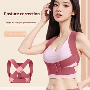 Hot-selling back good hunchback belt women's adult invisible straight back anti-camel corrective belt breathable and light posture strap