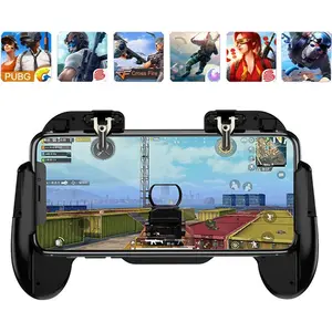 Mobile Phone PUBG  Controller L1R1 Shoot and Aim Trigger Joystick  Gamepad for PUBG Mobile/ Out,Phone Gaming Controller for 4.7''- 7.0'' Android & iOS (H6)