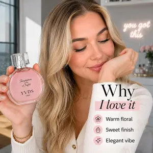 This 1.69-ounce fashionable women’s perfume features notes of lemon, vanilla, and musk, attracting attention from others and suitable for dates, work, everyday wear, and parties. It’s also an ideal Christmas or birthday gift.