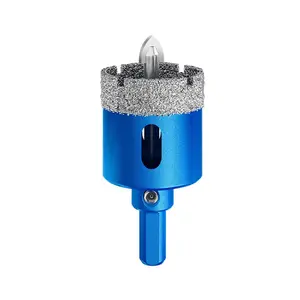 1pcs 18-110MM Diamond Coated Drill Bits Set Ceramic Tile Hole Saw with position drill for Glass Marble Granite Stone Porcelain