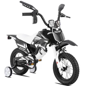 JOYSTAR Motocross Kids Bike, 12" & 16", Training Wheels & Number Plate, Ages 3-7, Variant Colors